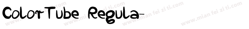 ColorTube Regula字体转换